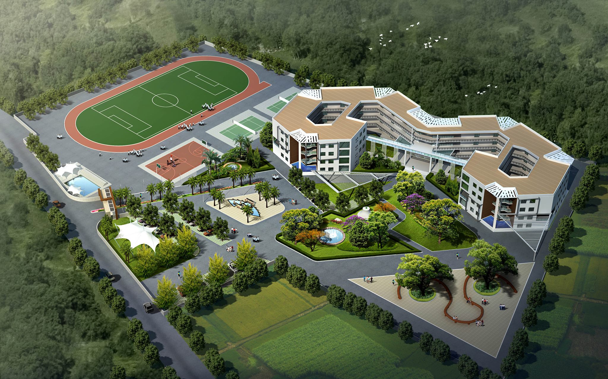 Nava Bharath National School school campus photo