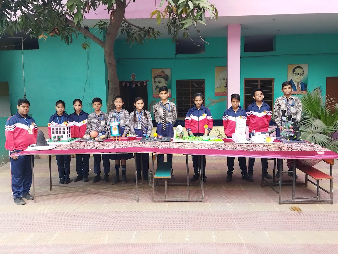 Om Bharti Public School campus 2