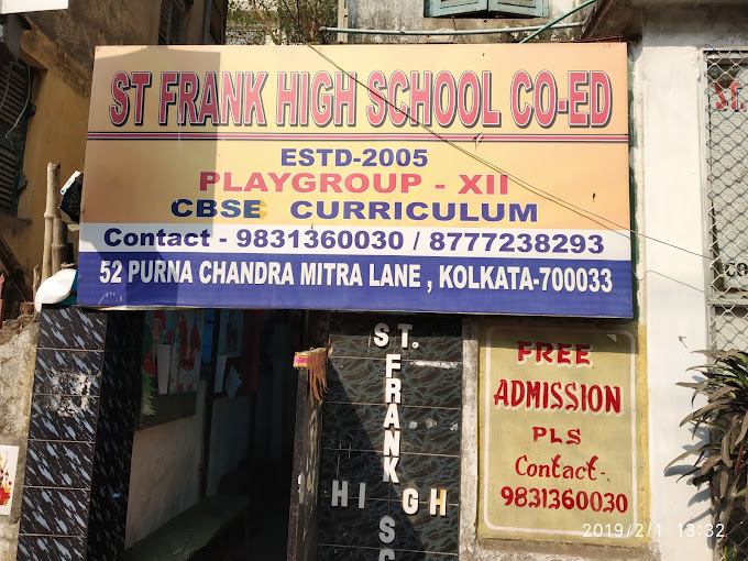 St Frank High School Co-Ed,  one of the Best Schools in Tollygunge