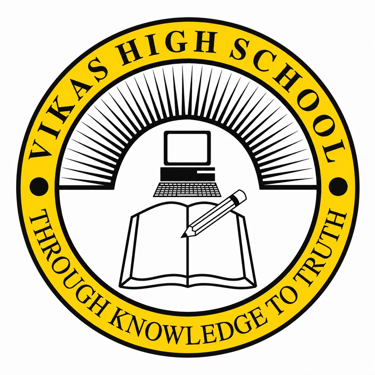 Vikas High School logo