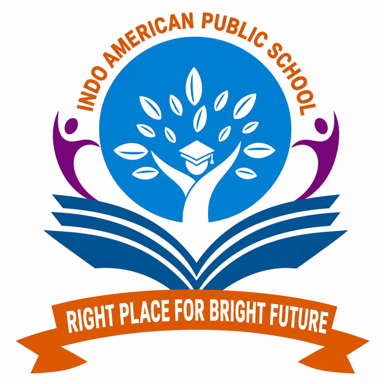 Indo American Public School logo