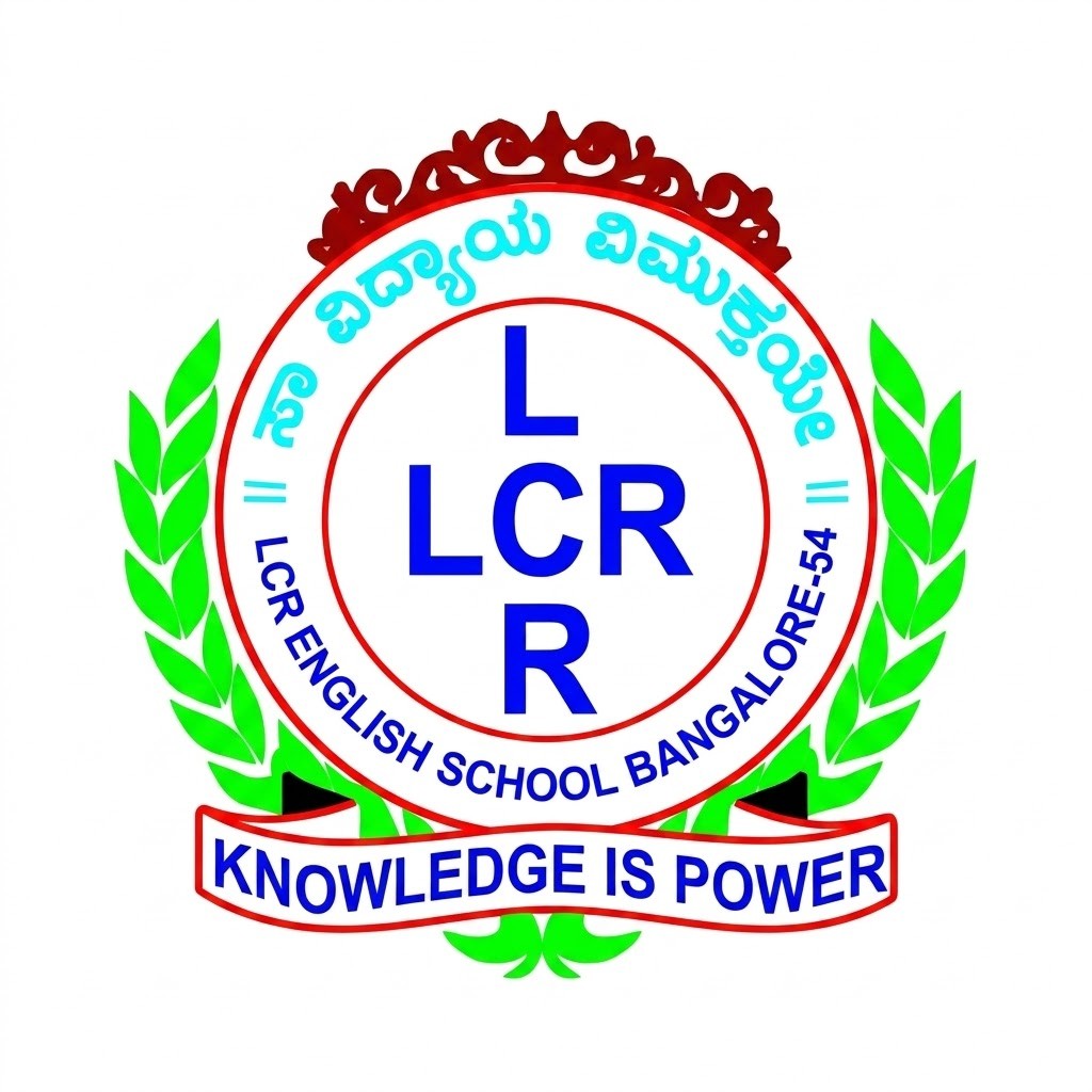 L.C.R English School logo