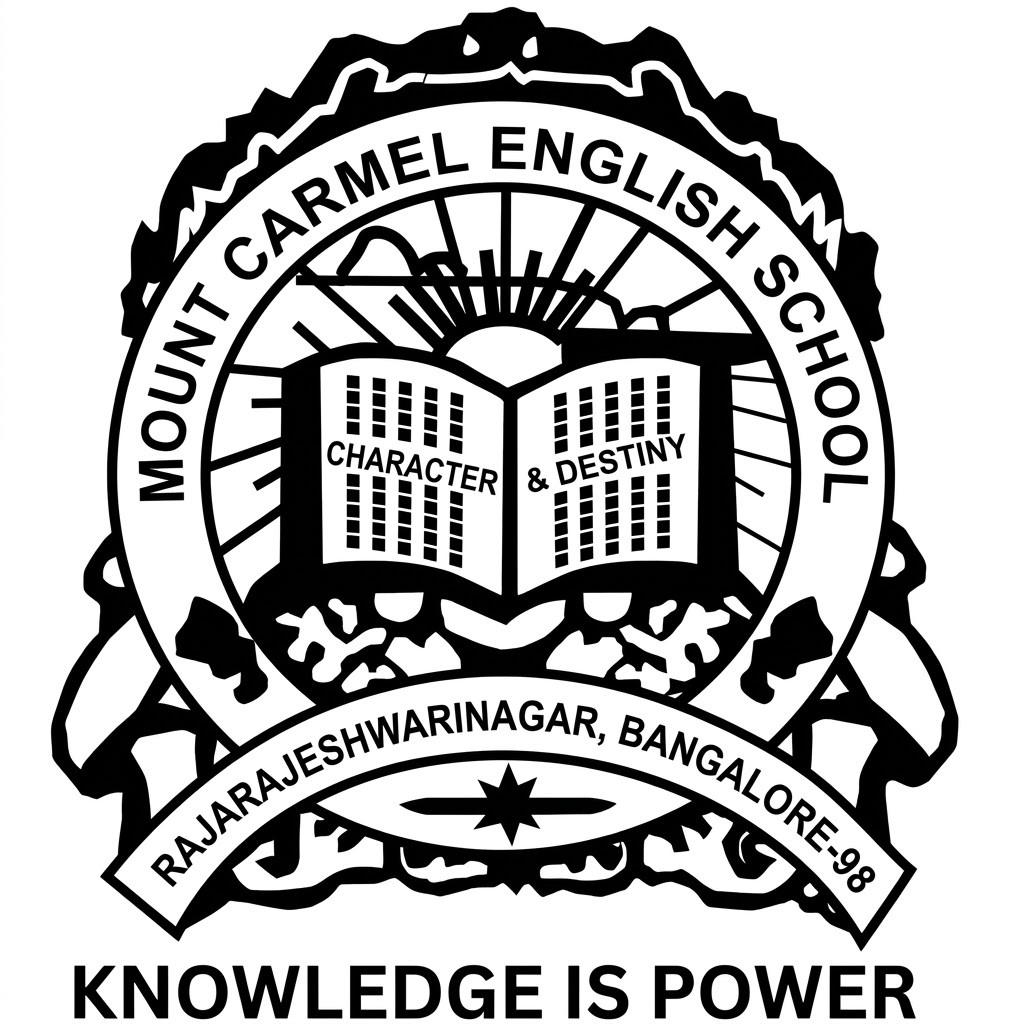 Mount Carmel English School logo