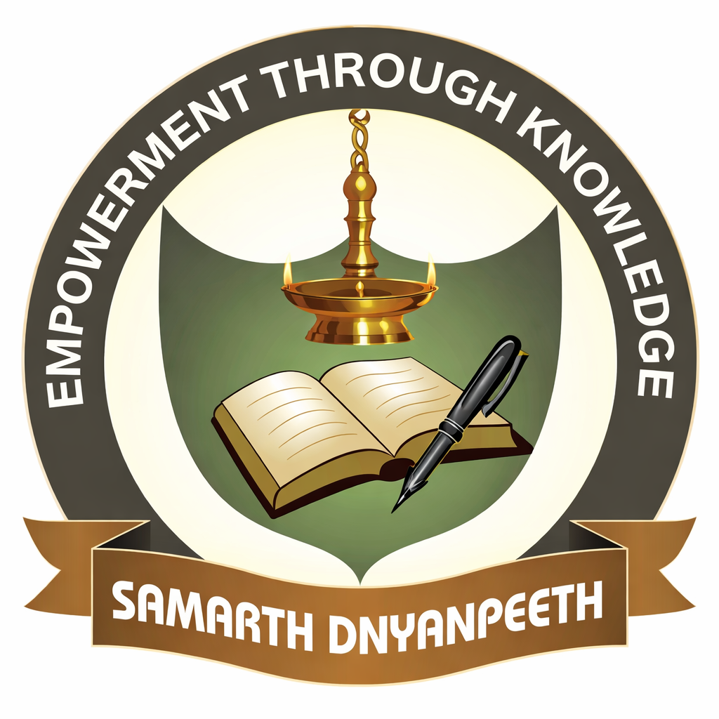 Samarth Dnyanpeeth's Sahyadri Public School logo