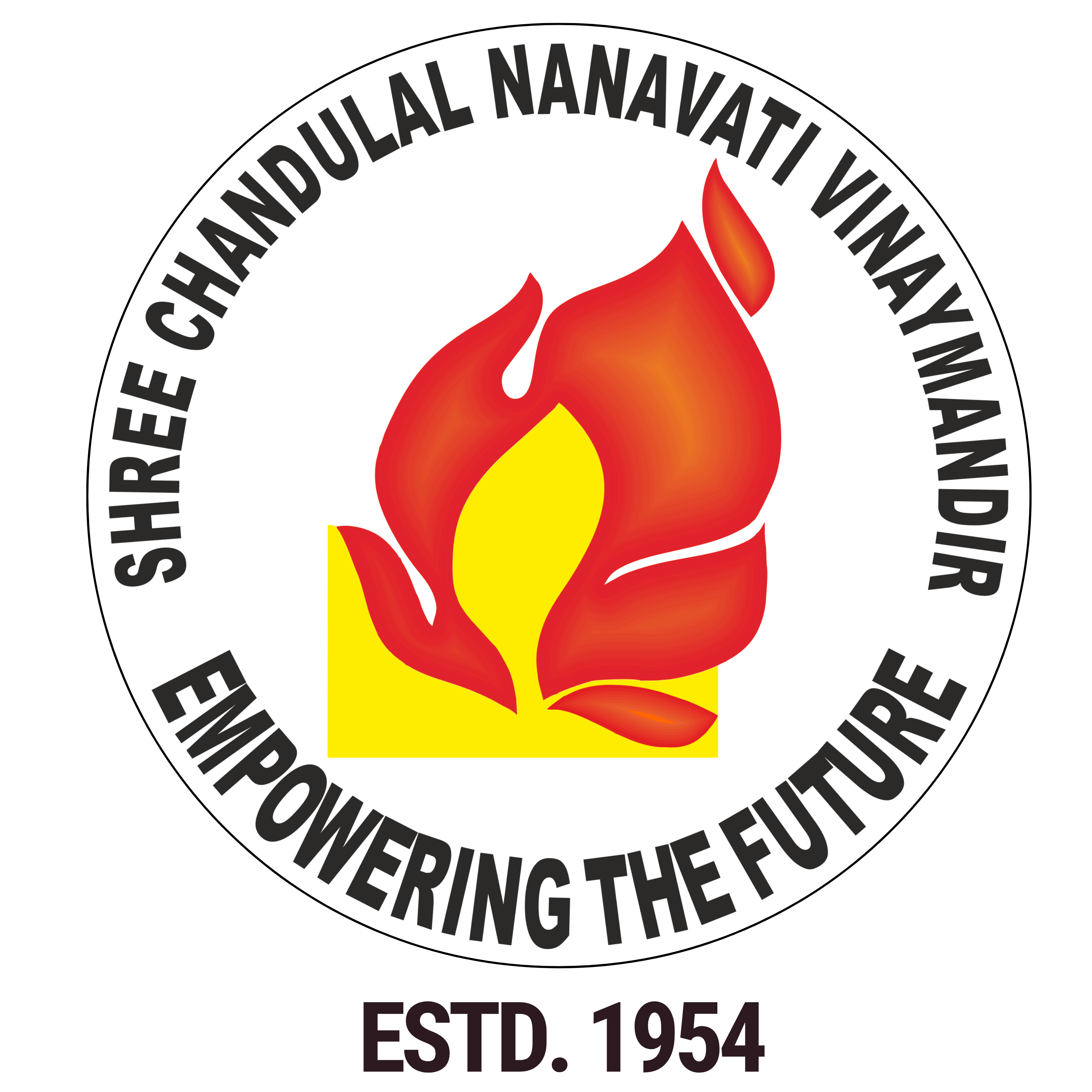 Shree Chandulal Nanavati Vinaymandir logo