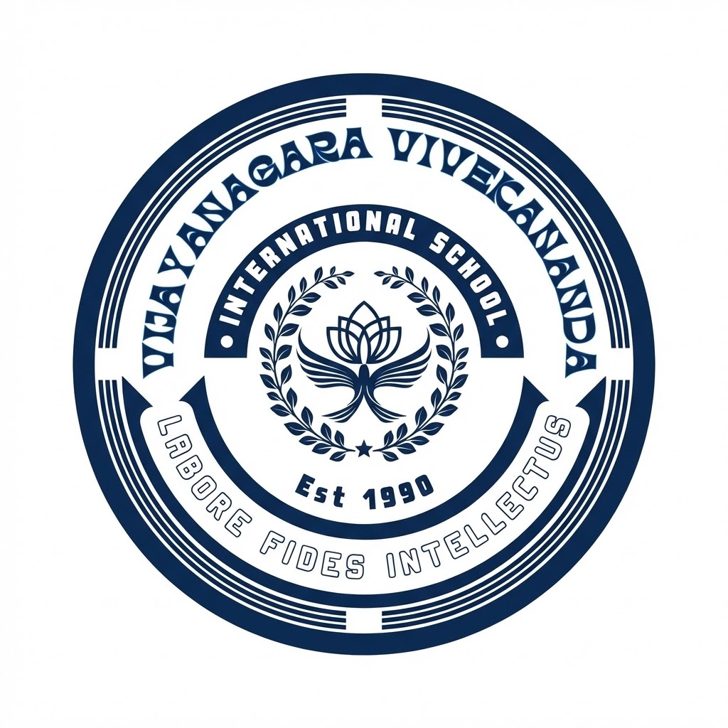 Vijayanagara Vivekananda English Primary And High School logo
