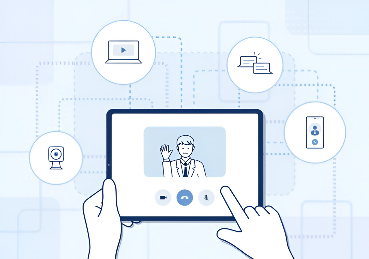Technology in healthcare: Doctor on Videocall