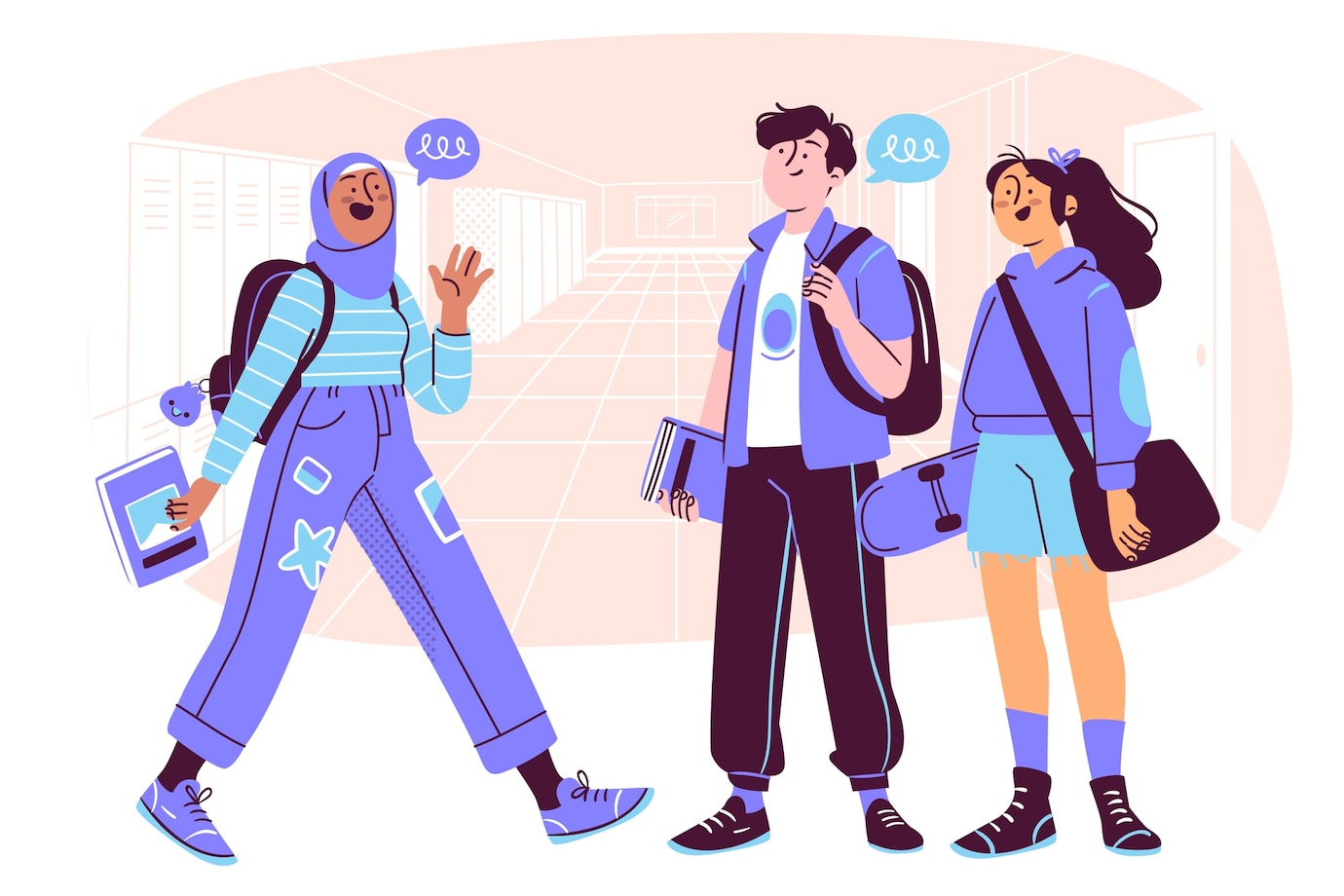 Students talking: Language development through student exchange programs