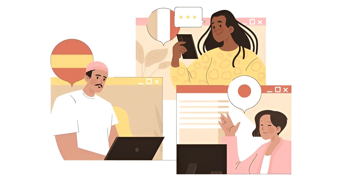 Students connect with each other virtually